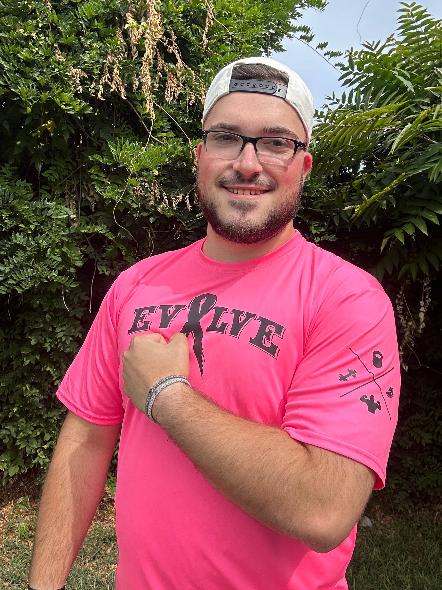 Evolve Limited Edition Breast Cancer Awareness Drifit shirt